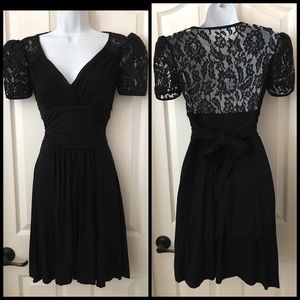 Black Dress with Lace